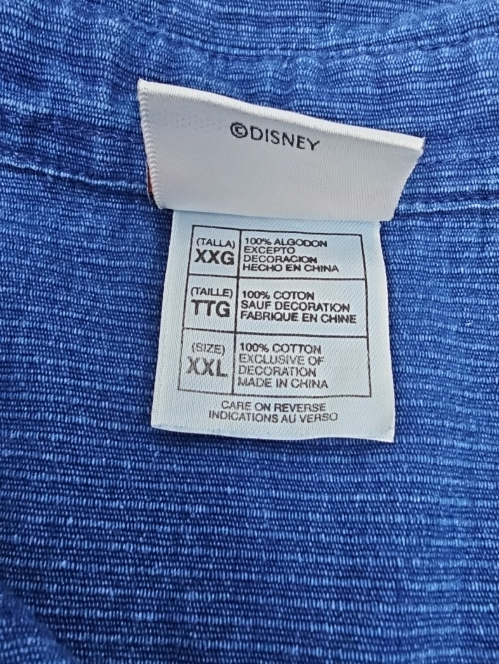 Blue Winnie the Pooh & Eeyore Corduroy Women's Button-down - Picture 11 of 11